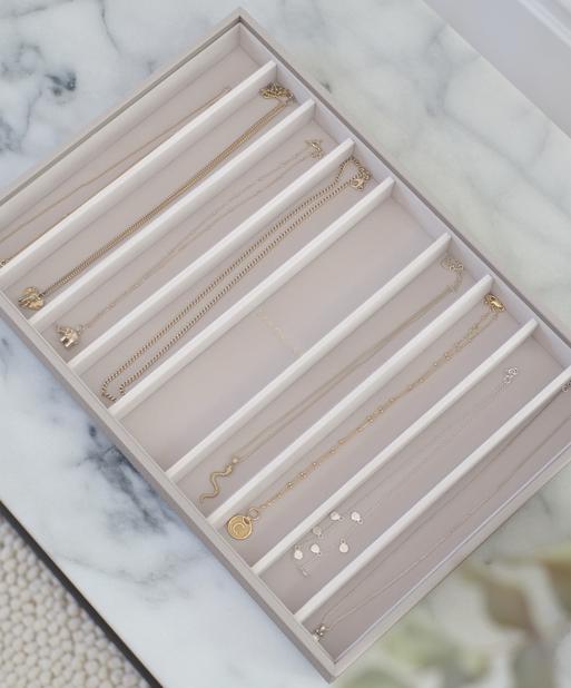 Taupe Supersize Necklace Layer