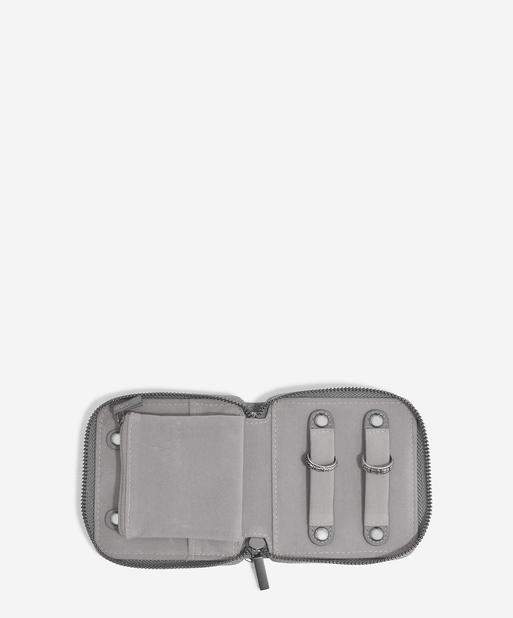 Slate Grey Compact Jewellery Roll