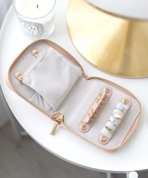 Blush Compact Jewellery Roll