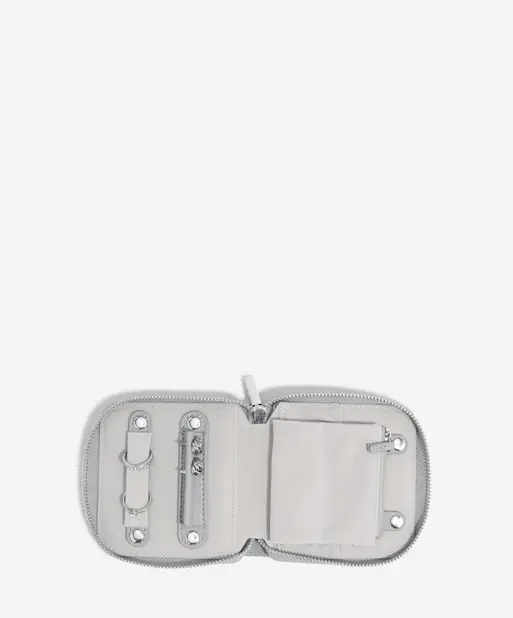 Pebble Grey Compact Jewellery Roll