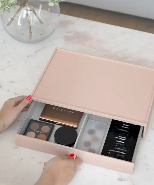Blush Supersize Makeup Drawer