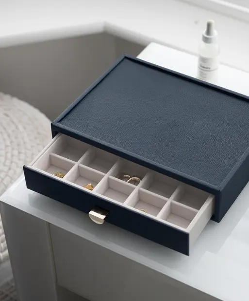 Navy Pebble Classic Trinket Drawer Layer