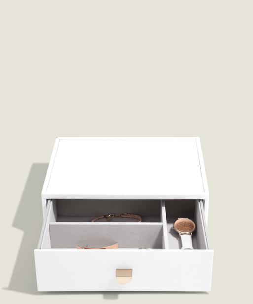 Pebble White Classic Accessory Drawer Layer