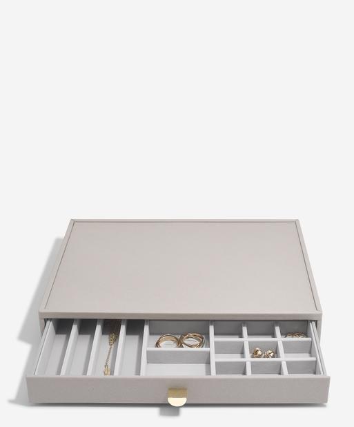 Taupe Supersize All In One Jewellery Drawer Layer