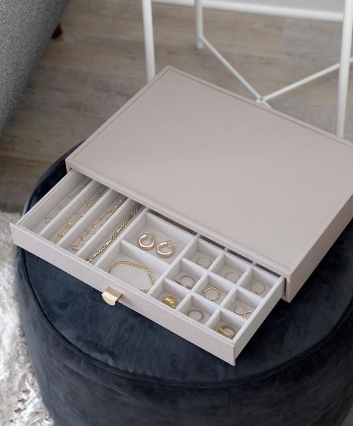 Taupe Supersize All In One Jewellery Drawer Layer