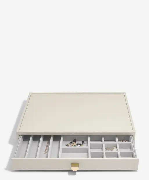 Oatmeal Supersize All In One Jewellery Drawer Layer