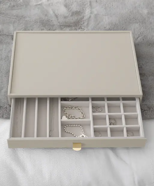 Oatmeal Supersize All In One Jewellery Drawer Layer