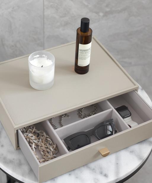 Oatmeal Supersize Accessory Drawer Layer