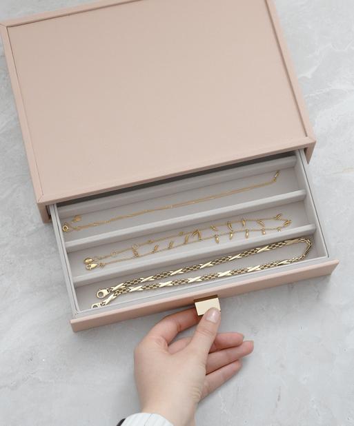 Blush Classic Necklace Drawer Layer