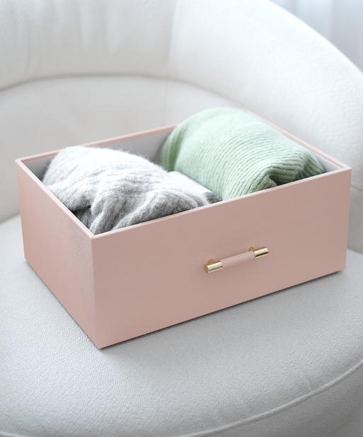 Blush Storage Box with Handle