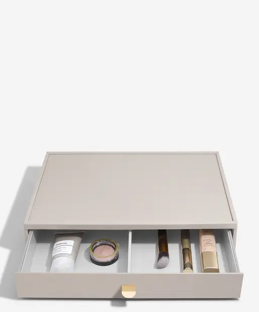Taupe Supersize Makeup Drawer