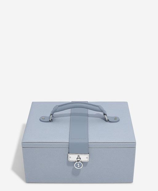 Dusky Blue Luxury Classic Jewellery Box