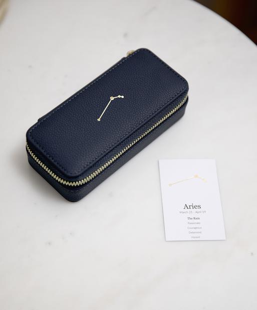 Star Sign Constellation Travel Jewellery Box - Aries