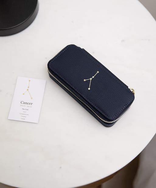 Star Sign Constellation Travel Jewellery Box - Cancer