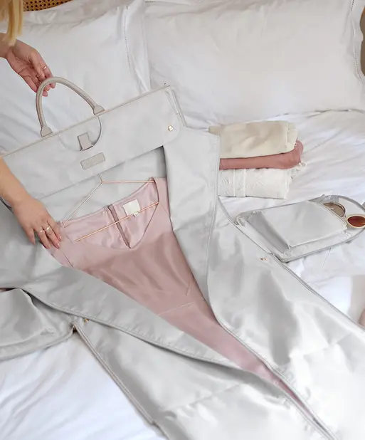 Taupe Weekend Garment Bag