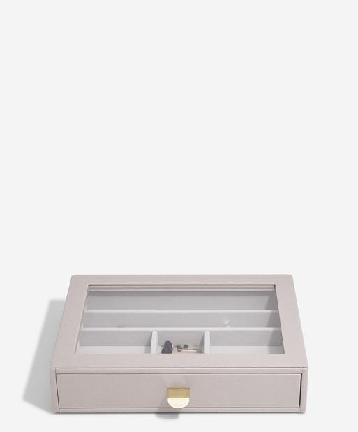 Taupe Classic Jewellery Box Display Drawer