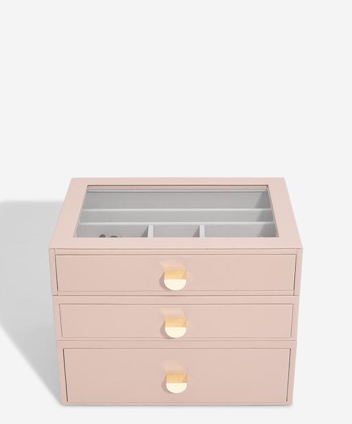 Blush Classic Jewellery Box (with drawers)