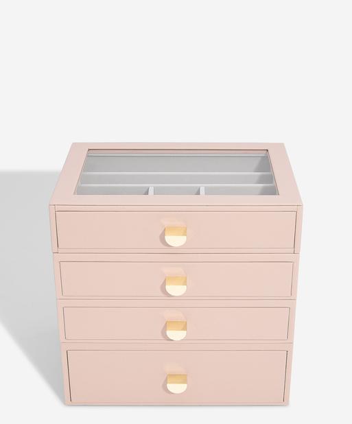 Blush Classic Jewellery Box  - Set of 4 (with drawers)