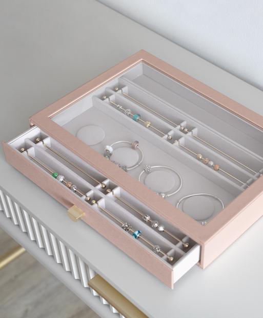 Blush Pink Supersize Bracelet Display Drawer