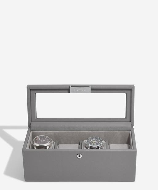 Slate Grey 4 Piece Watch Box