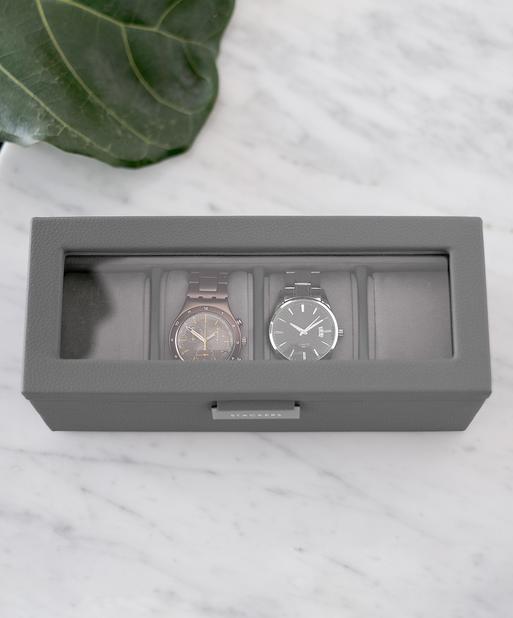 Slate Grey 4 Piece Watch Box