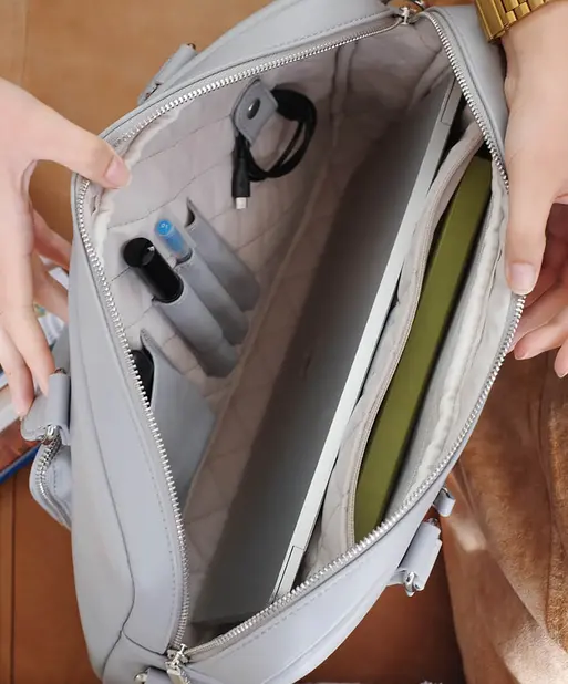 Pebble Grey Laptop Bag