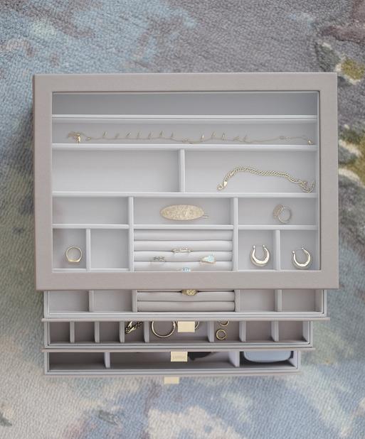 Taupe Supersize Display Jewellery Box Set of 3