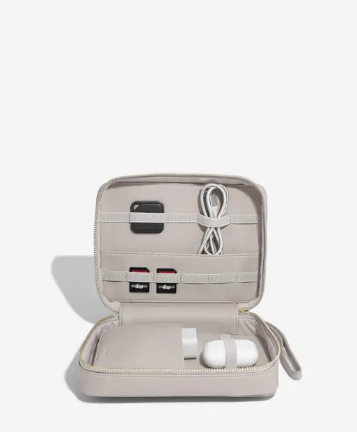 STACKERS TAUPE CABLE TIDY BAG