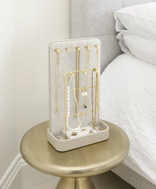 Oatmeal & Linen All-In-One Jewellery Stand