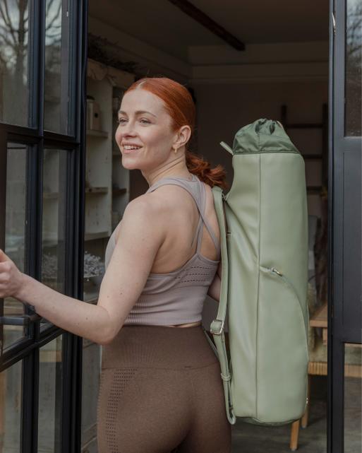Moss Green Yoga Bag