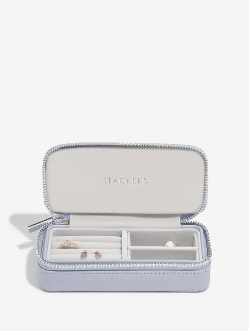 Lavender Medium Zipped Jewellery Box