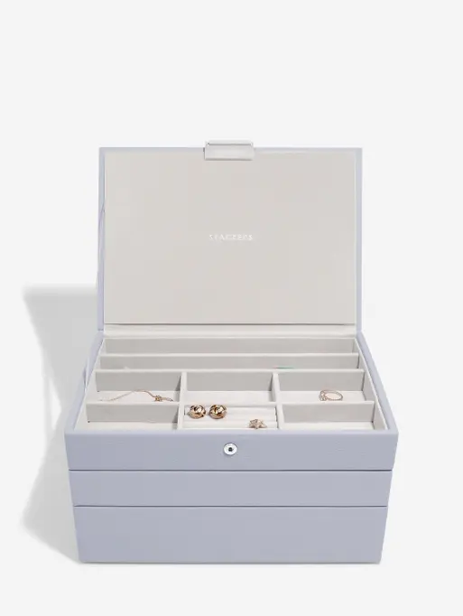 Lavender Classic Jewellery Box Set of 3