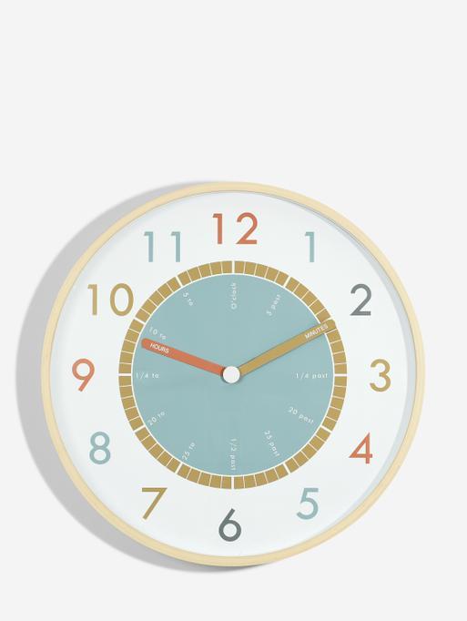 Tell The Time Wooden Wall Clock