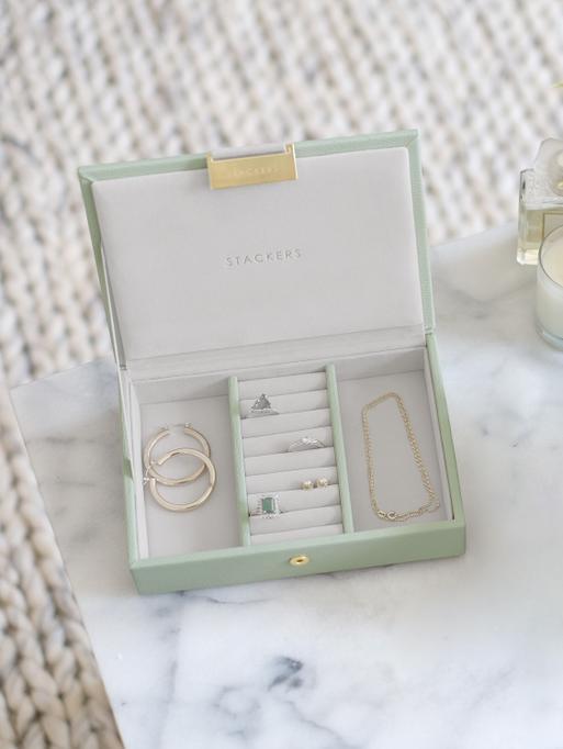 Sage Green Mini Jewellery Box Lid