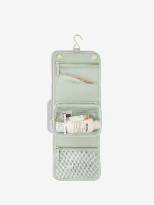Sage Green Small Hanging Washbag