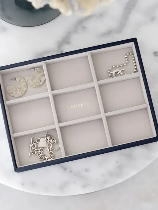 Navy Blue Classic Statement Jewellery Layer