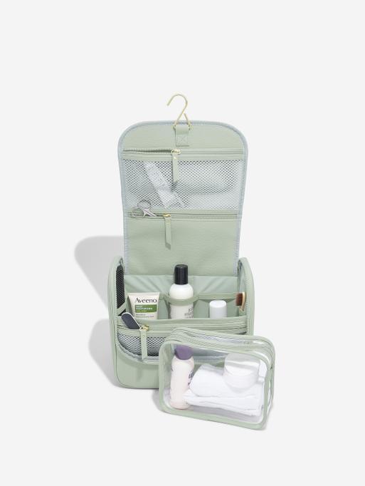 Sage Green Hanging Washbag