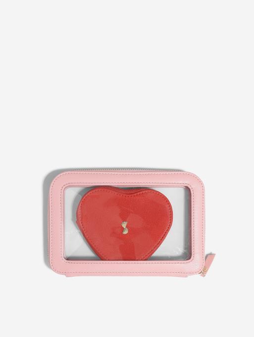 Red Travel Pouch Set of 2