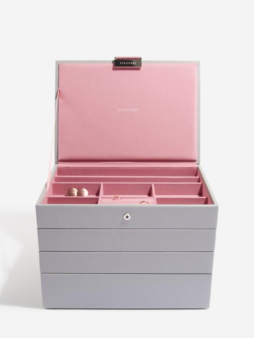 Grey & Rose Classic Jewellery Box Set of 4