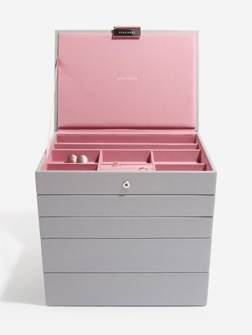 Grey & Rose Classic Jewellery Box Set of 5