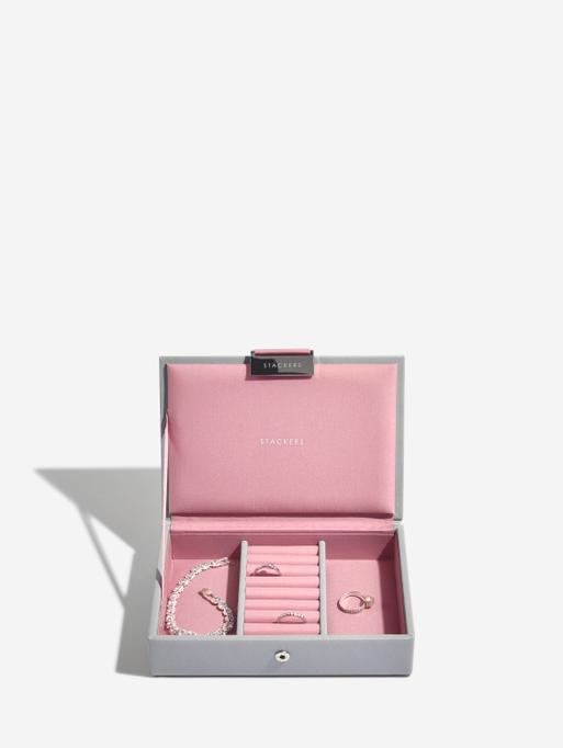 Grey & Rose Mini Jewellery Box Lid