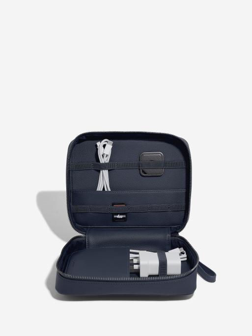 Etui na ładowarki i słuchawki Stackers Pebble granatowe