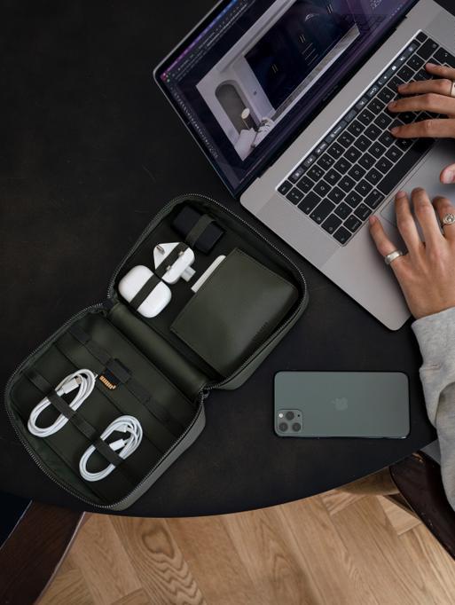 Olive Green Cable Tidy