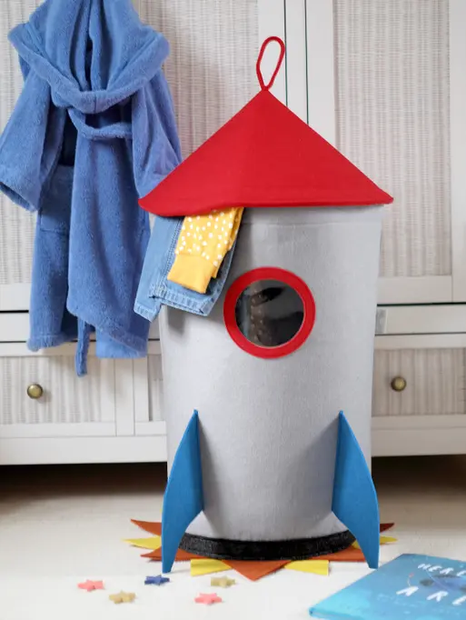 Rocket Laundry Storage Basket