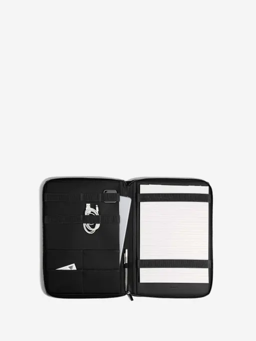 Black Pebble A4 Document Folder