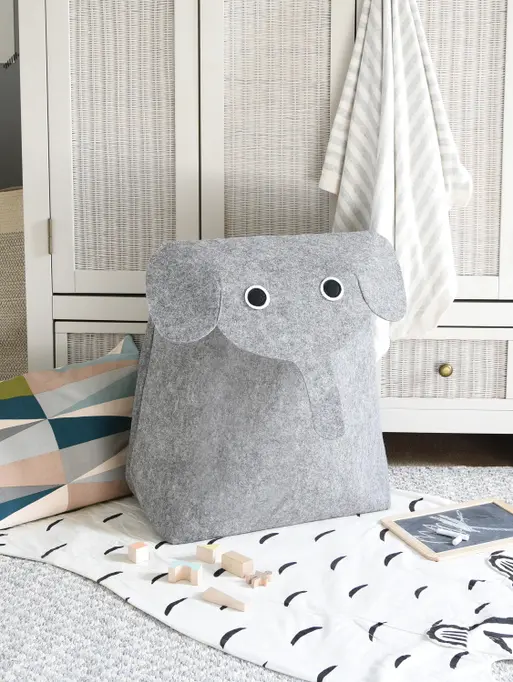 Edward Elephant Laundry Storage Basket