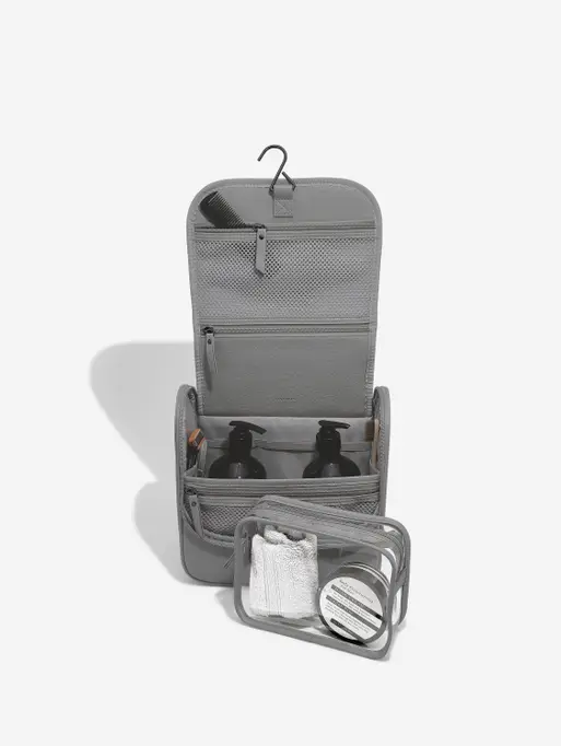 Slate Grey Hanging Washbag