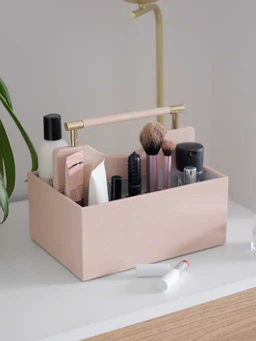 Blush Pink Classic Cosmetic Organiser