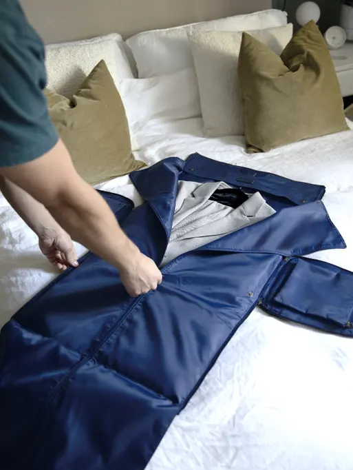 Navy Suit Bag