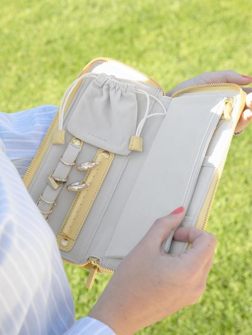 Butter Yellow Jewellery Roll